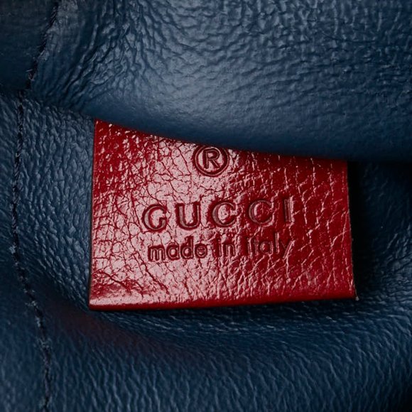 GUCCI Red Leather Shoulder Bag - Picture 12 of 16